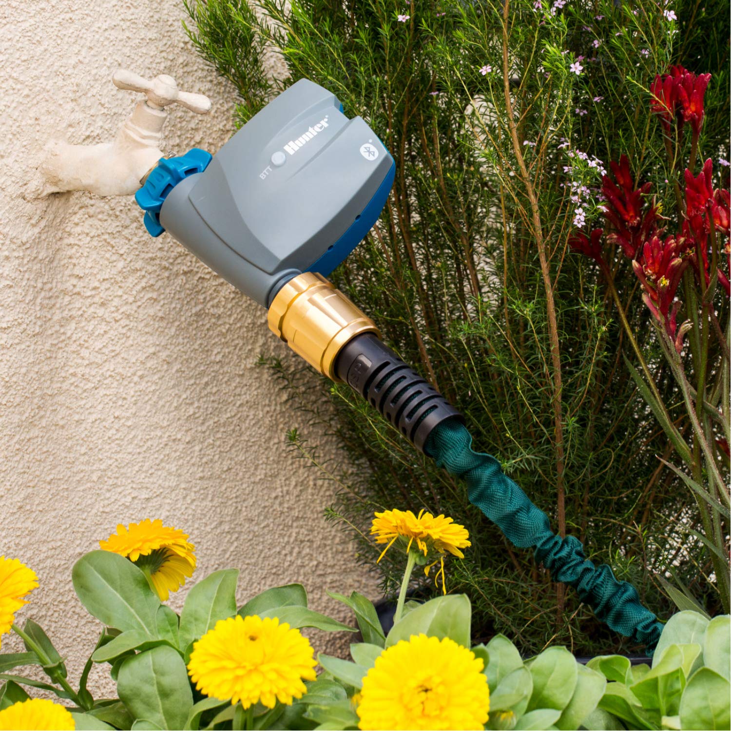 Hunter BTT Bluetooth Hose Timer, Smart Water Timer for Outdoor Faucet, App Controlled Irrigation for Lawn and Garden, Single-Zone Tap Time, Programmable, Battery Operated - Image 5