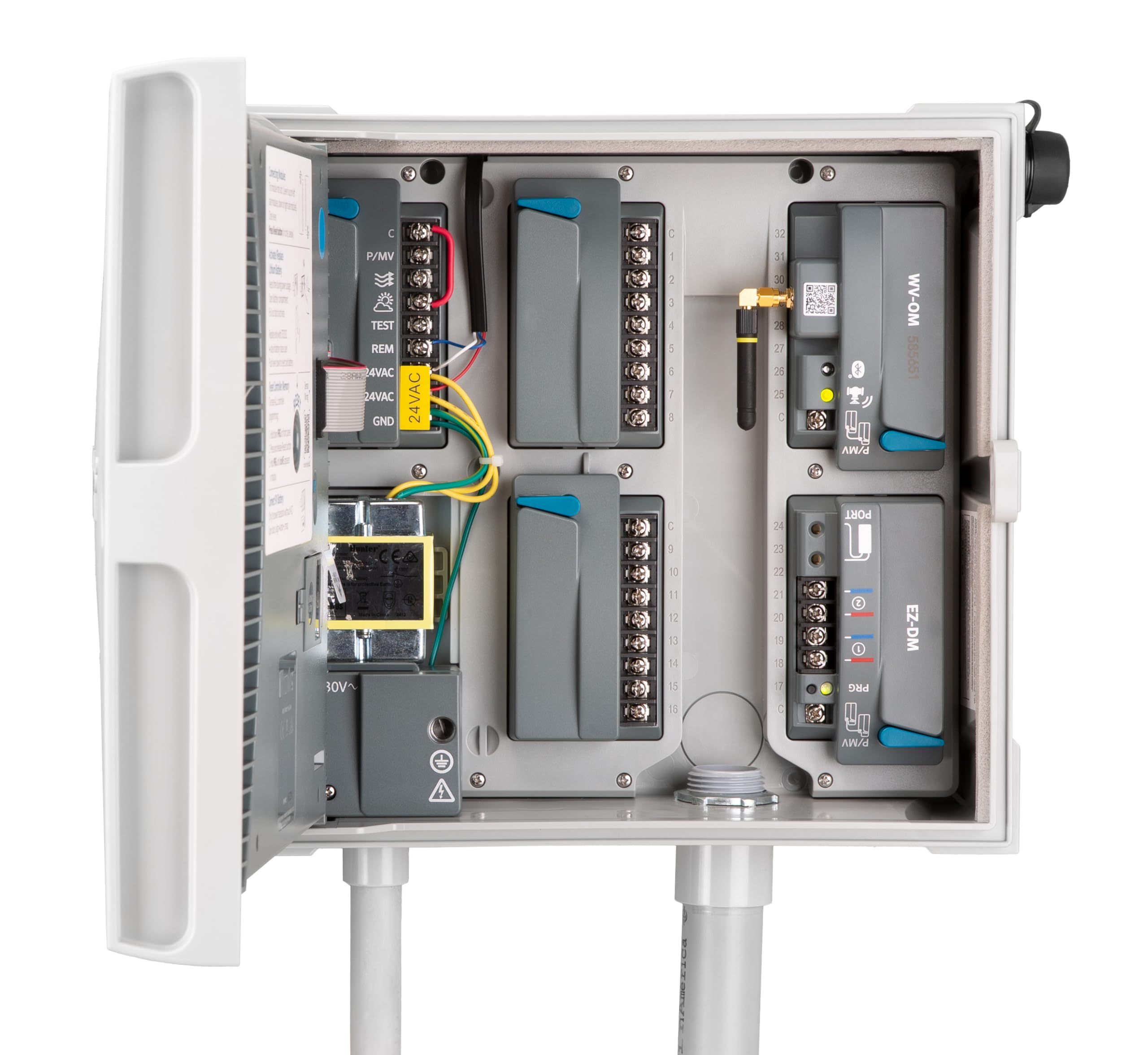 Hunter ICC2 Sprinkler Controller, 8 Station Smart Irrigation Timer with Flow Monitoring, Expandable Up to 54 Zones for Lawn, Garden, and Commercial Landscaping (I2CF800PL) - Image 3