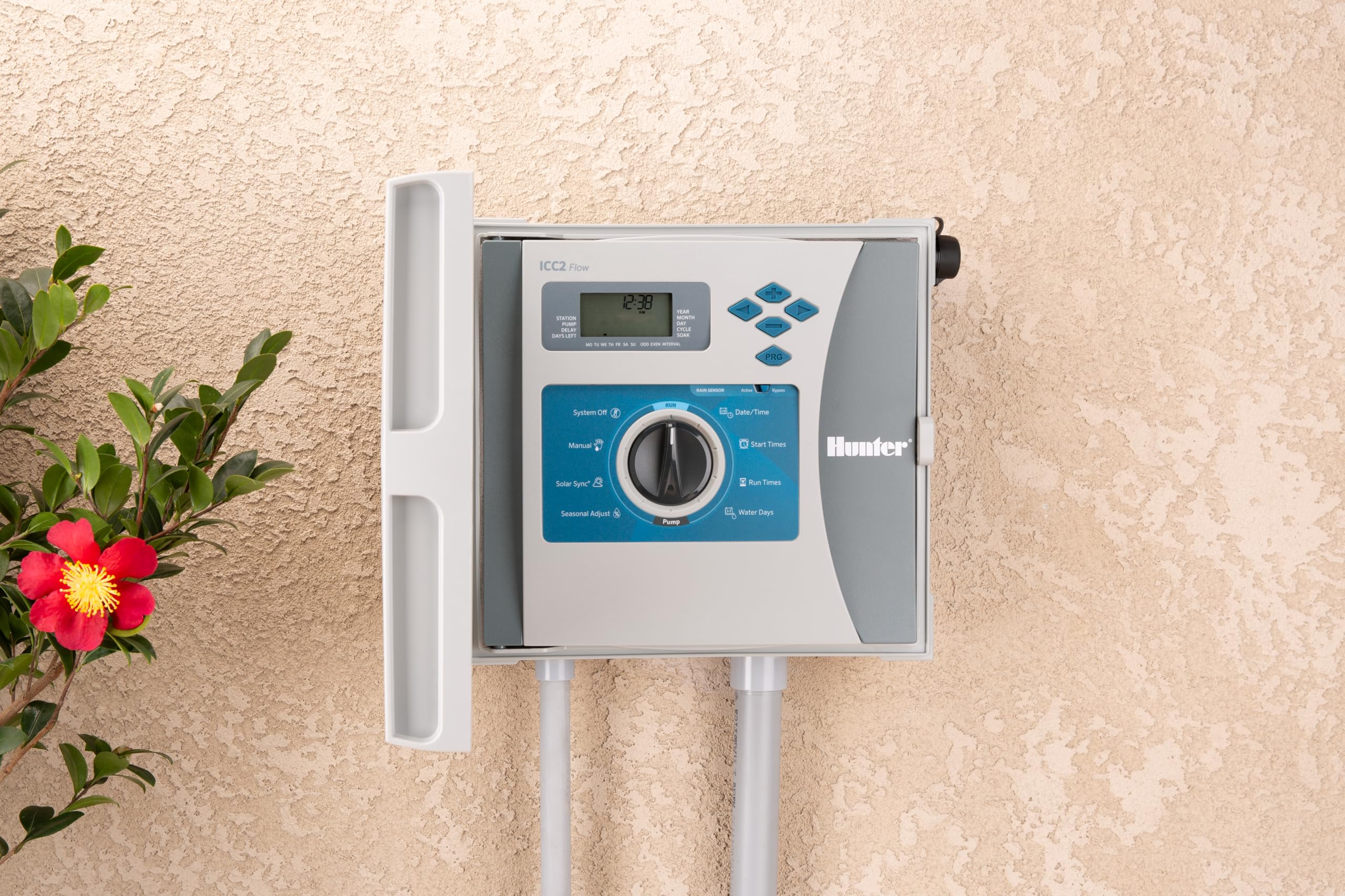 Hunter ICC2 Sprinkler Controller, 8 Station Smart Irrigation Timer with Flow Monitoring, Expandable Up to 54 Zones for Lawn, Garden, and Commercial Landscaping (I2CF800PL) - Image 4