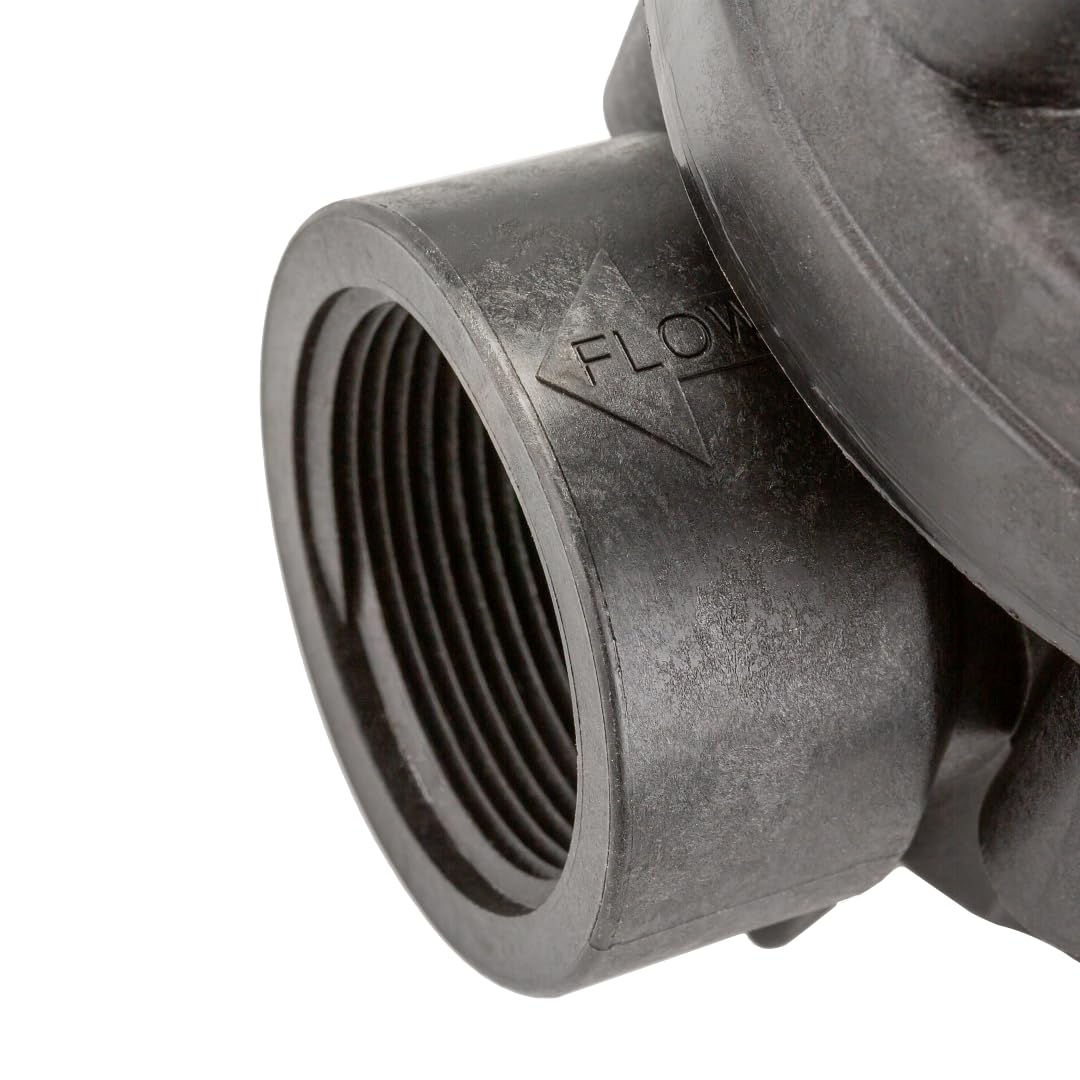 Hunter PGV 1½ Inch Irrigation Valve with Flow Control, Globe Angle Combo Design, Heavy Duty Plastic Body, Female Threaded Inlet and Outlet, 20–150 PSI, Sprinkler Valve for Lawn and Garden Systems - Image 4