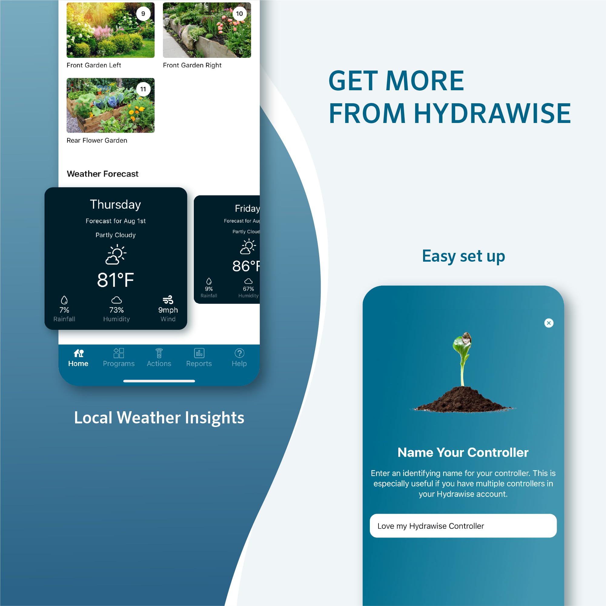 Hunter HCC 800 PL Smart WiFi Irrigation Controller Hydrawise Enabled 8 Station Base Expandable to 54 Zone Outdoor Sprinkler Timer with Weather Based Scheduling Wall Mount - Image 5