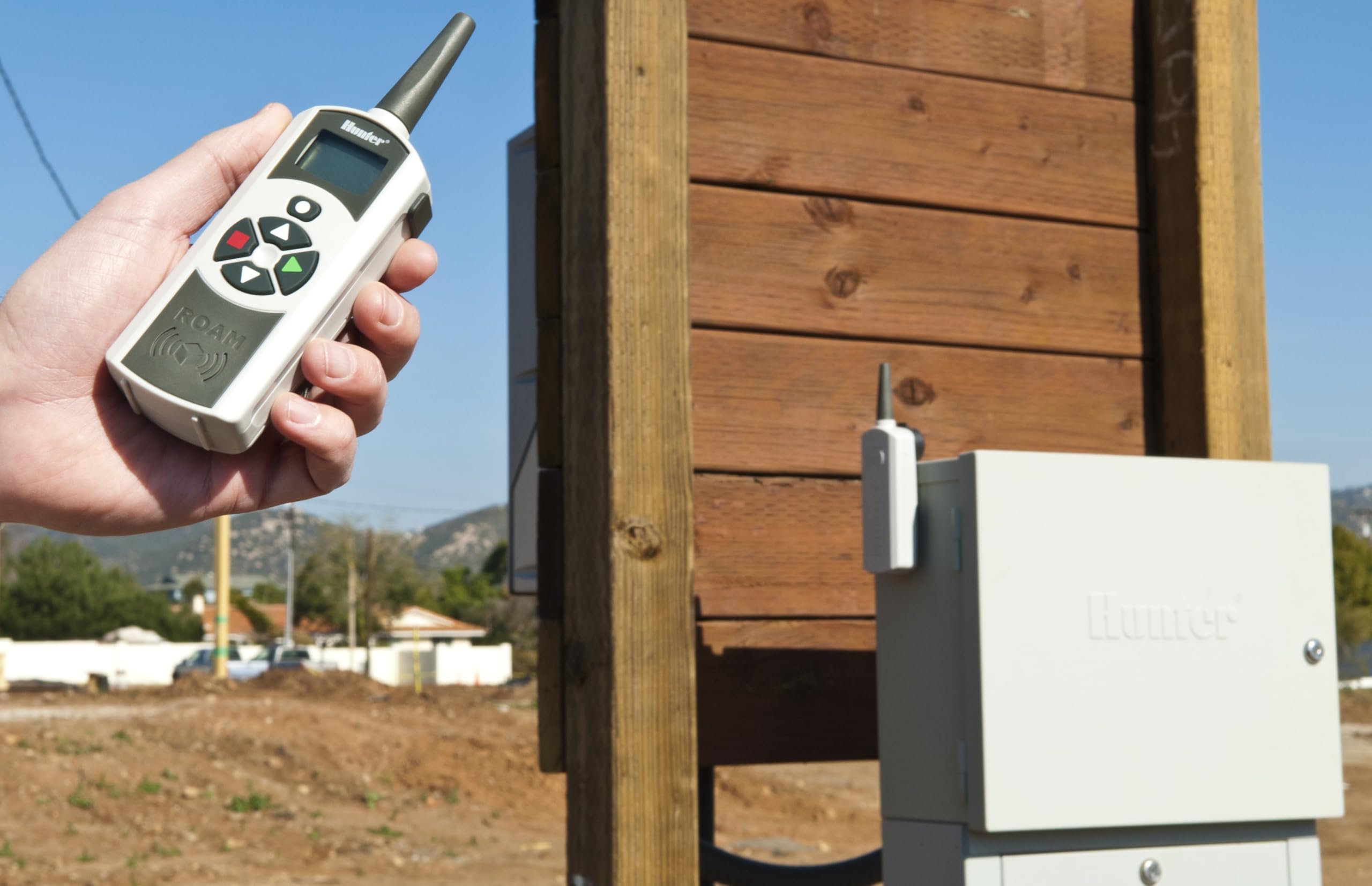 Hunter ROAM-KIT Sprinkler Remote Controller, Works with X-Core, Pro-C, PCC, I-Core, Acc Irrigation Timers, 1000 ft Range, 128 Addresses, SmartPort Compatible, Complete Kit - Image 3